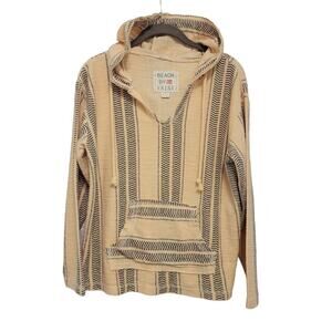 Beach By Exist Pullover Hoodie Small Orange Beachy Boho 515